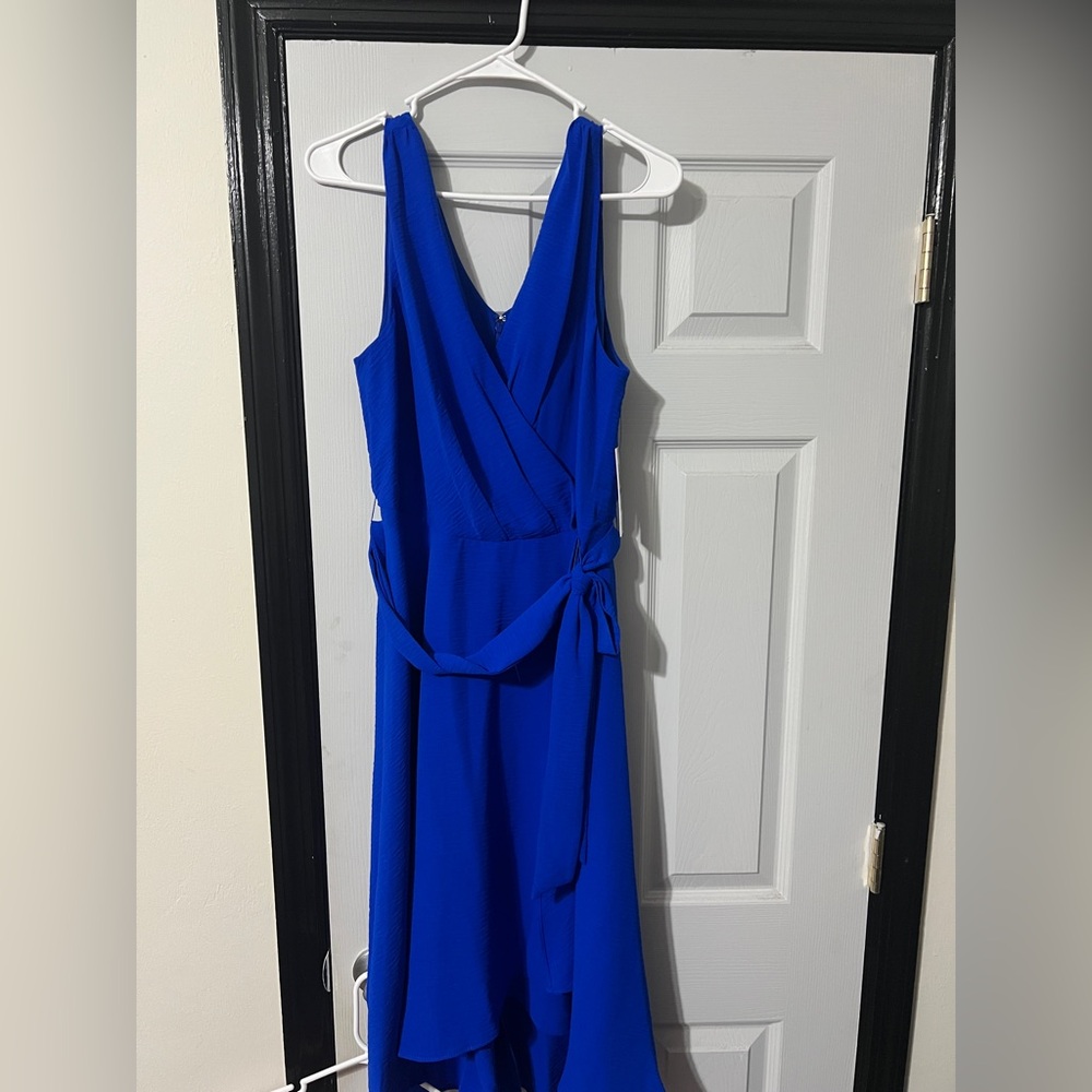 DKNY Royal Blue NWT Wrap Dress Size 14